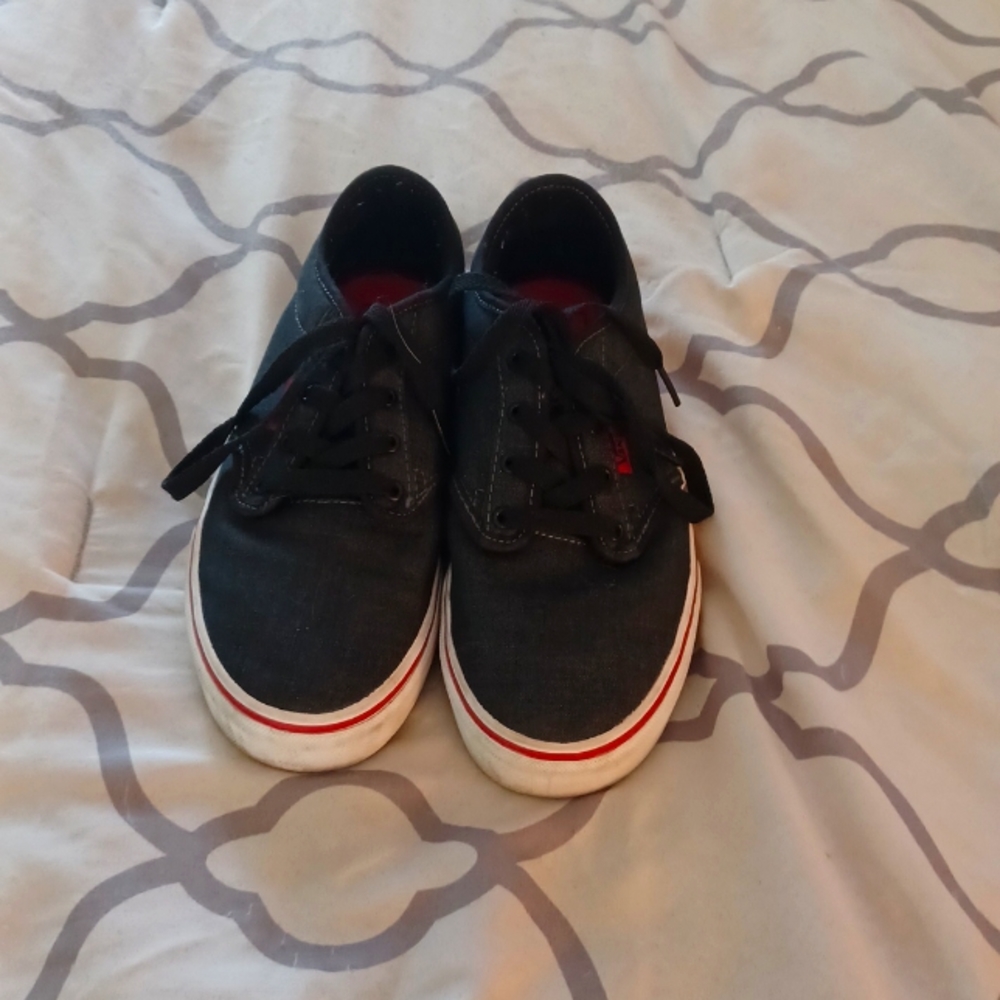 Vans Gray and white